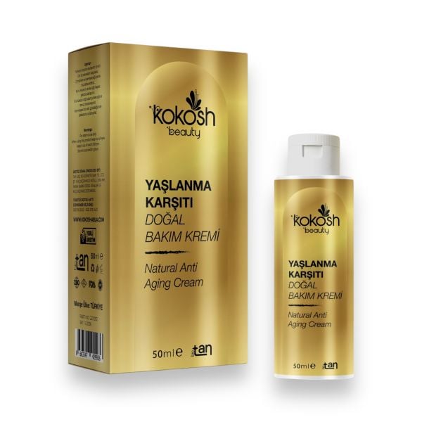 Yaşlanma Karşıtı Doğal Bakım Kremi/Anti Aging Cream