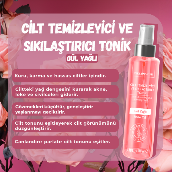 Cilt Temizleyici ve Sıkılaştırıcı Tonik (Gülyağlı)