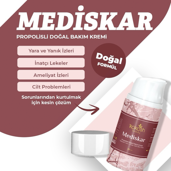 Mediskar - Propolisli Doğal Bakım Kremi