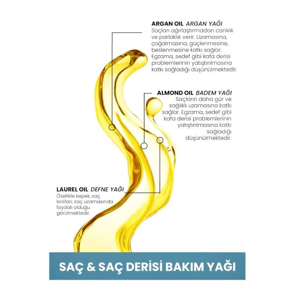 Saç ve Saç Derisi Bakım Yağı