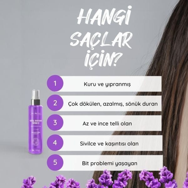Saç Bakım Spreyi (Lavanta Yağlı)