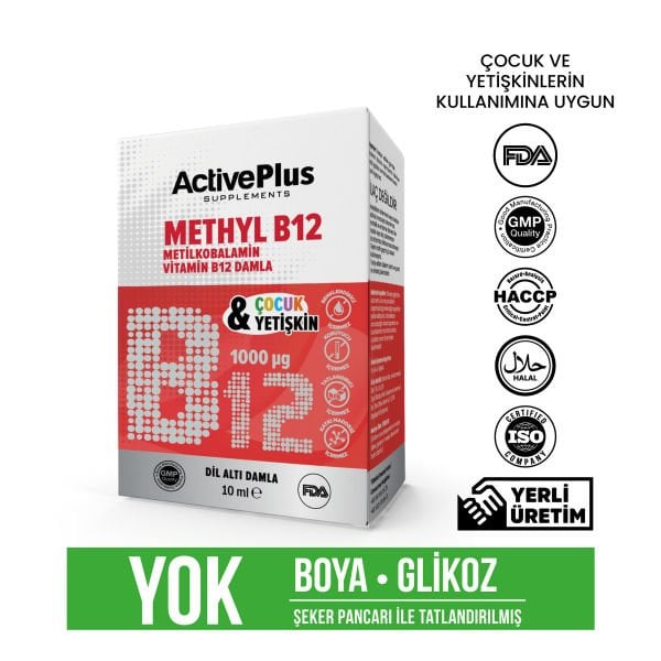 Methyl B12 Vitamin Damla