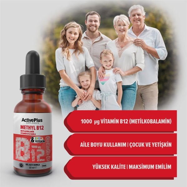 Methyl B12 Vitamin Damla