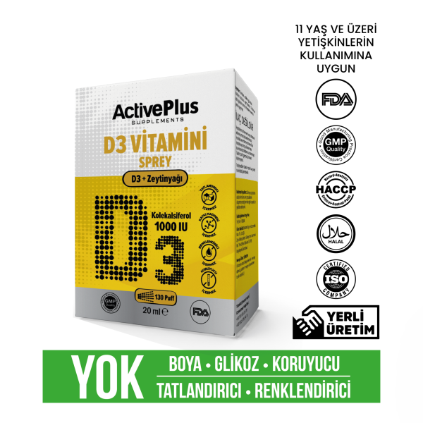 Vitamin D3 1000IU (130 Puff)