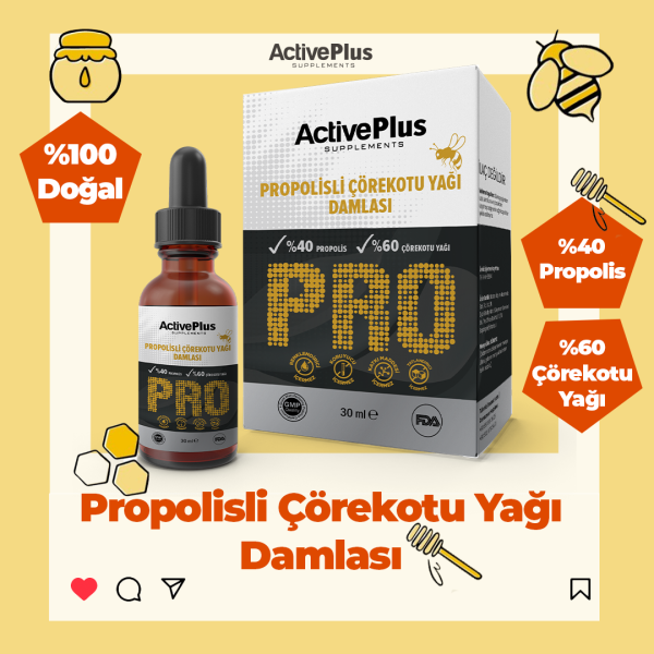 Propolisli Çörekotu Yağı Damlası