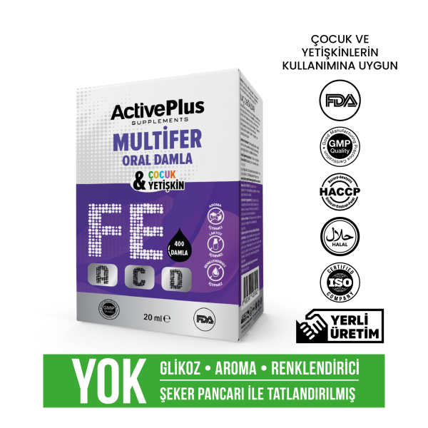 Multifer Oral Damla (Demir - A, C, D Vitamini)