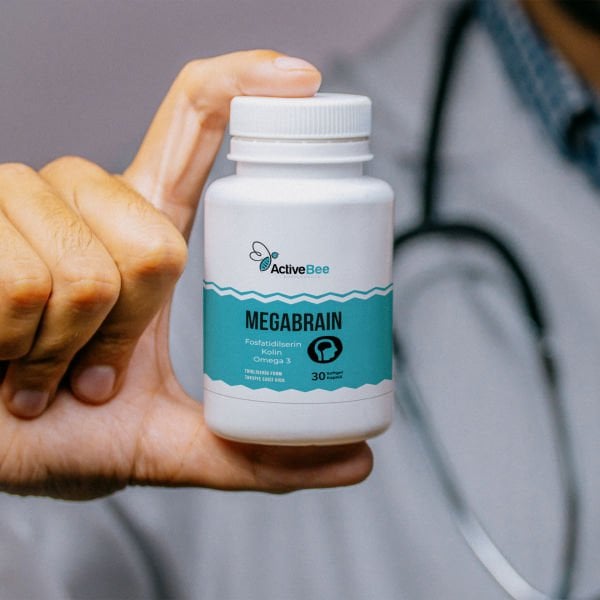 MegaBrain Softgel Kapsül / Fosfatidilserin & Kolin & Omega-3 & B12 30 Softgel Kapsül