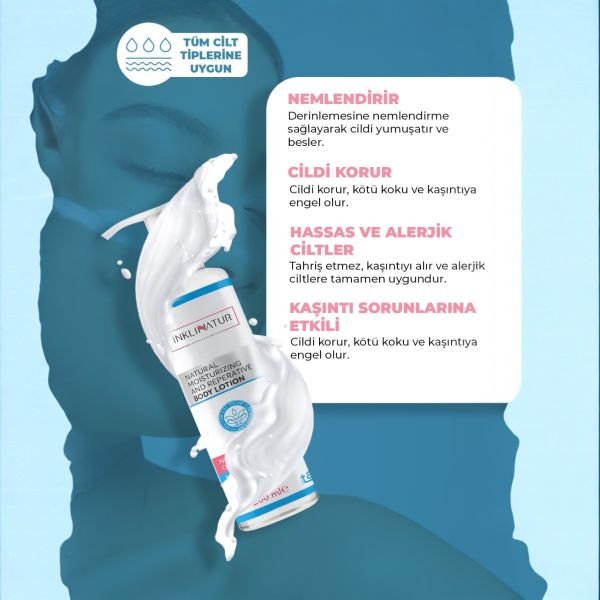 Nemlendirici ve Onarıcı Doğal Vücut Losyonu