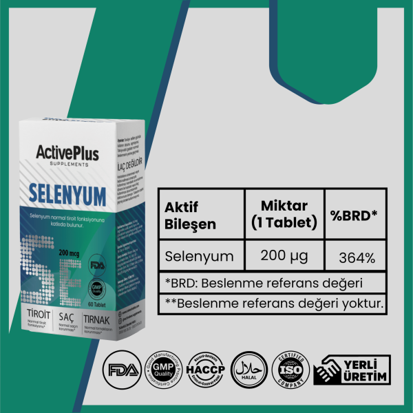 Selenyum 60 Tablet