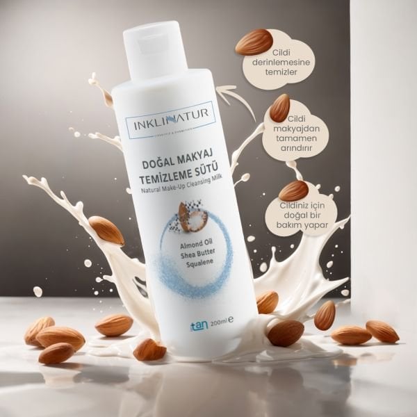 Doğal Makyaj Temizleme Sütü