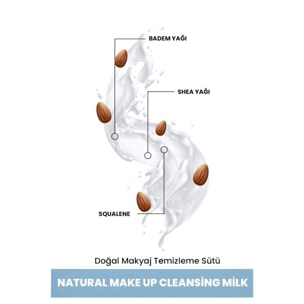 Doğal Makyaj Temizleme Sütü