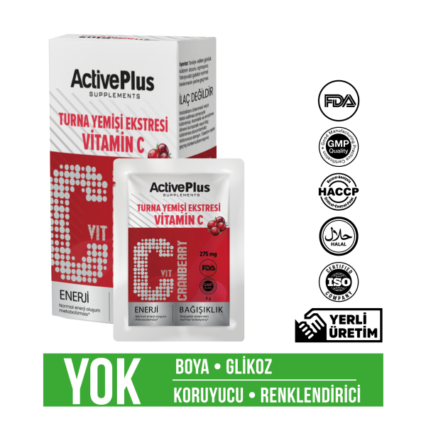 Cranberry & Vitamin C 10 Saşe