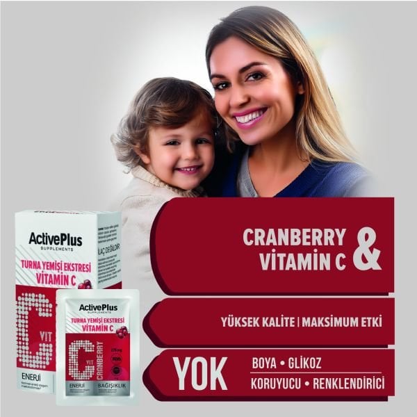 Cranberry & Vitamin C 10 Saşe