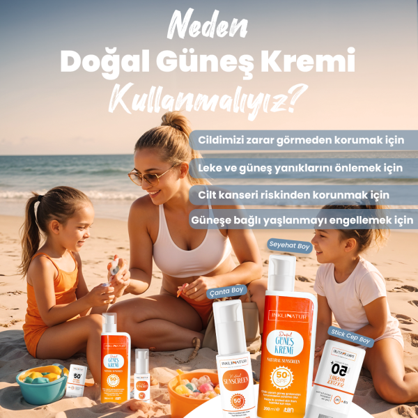 Doğal Güneş Kremi 50 SPF (200 mL)