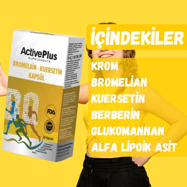 Bromelain-Quercetin 30 Kapsül