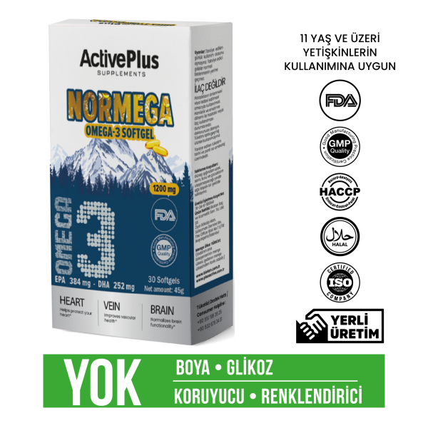 Normega Omega-3 Softgel 30 Kapsül