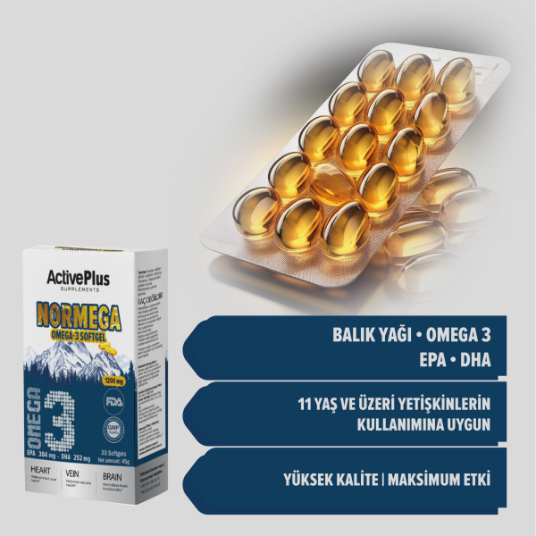 Normega Omega-3 Softgel 30 Kapsül