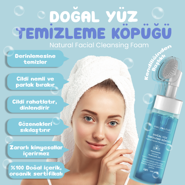 Doğal Yüz Temizleme Köpüğü (Özel Temizleme Başlıklı)