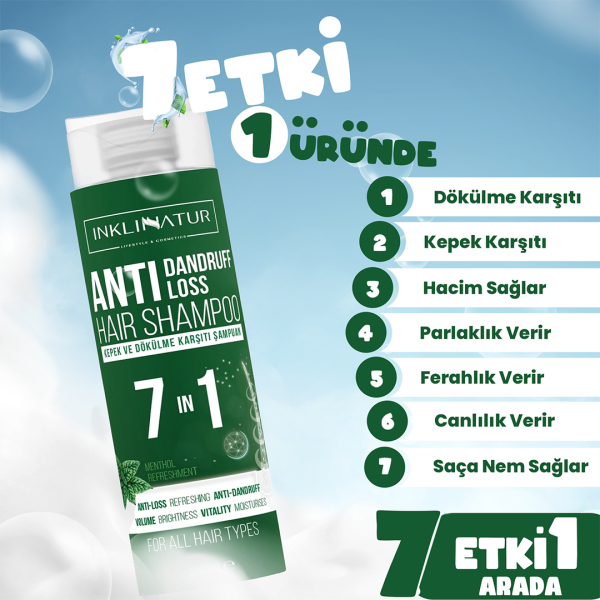 (Mentollü) Kepek ve Dökülme Karşıtı Şampuan