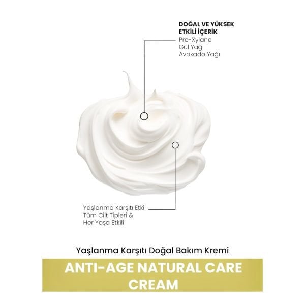 Anti-Age Doğal Bakım Kremi (Pro-Xylane)