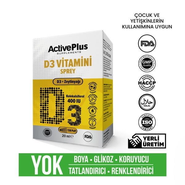 Vitamin D3 400IU (130 Puff)