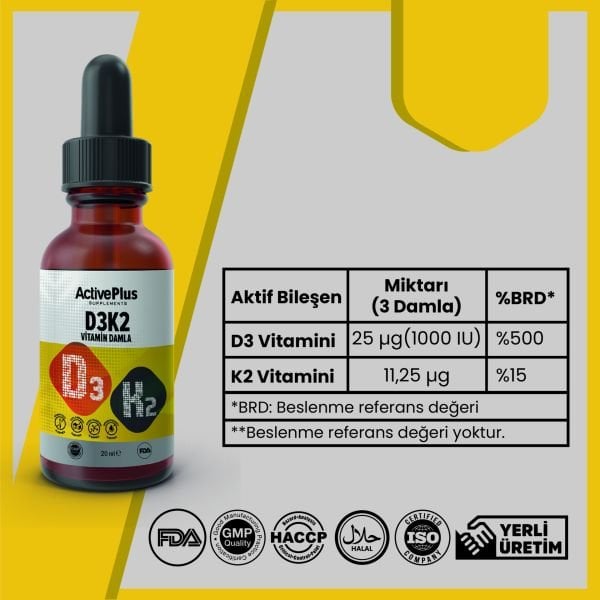 D3-K2 Vitamin Damlası
