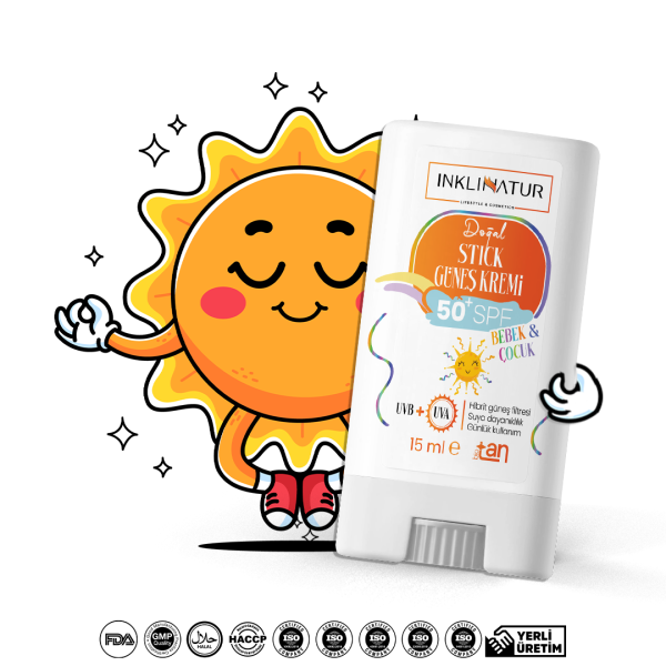 Doğal Stick Güneş Kremi 50+ SPF / Bebek & Çocuk