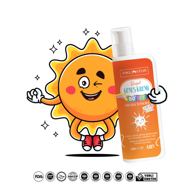 Doğal Güneş Kremi 200ml 50+ SPF / Bebek & Çocuk