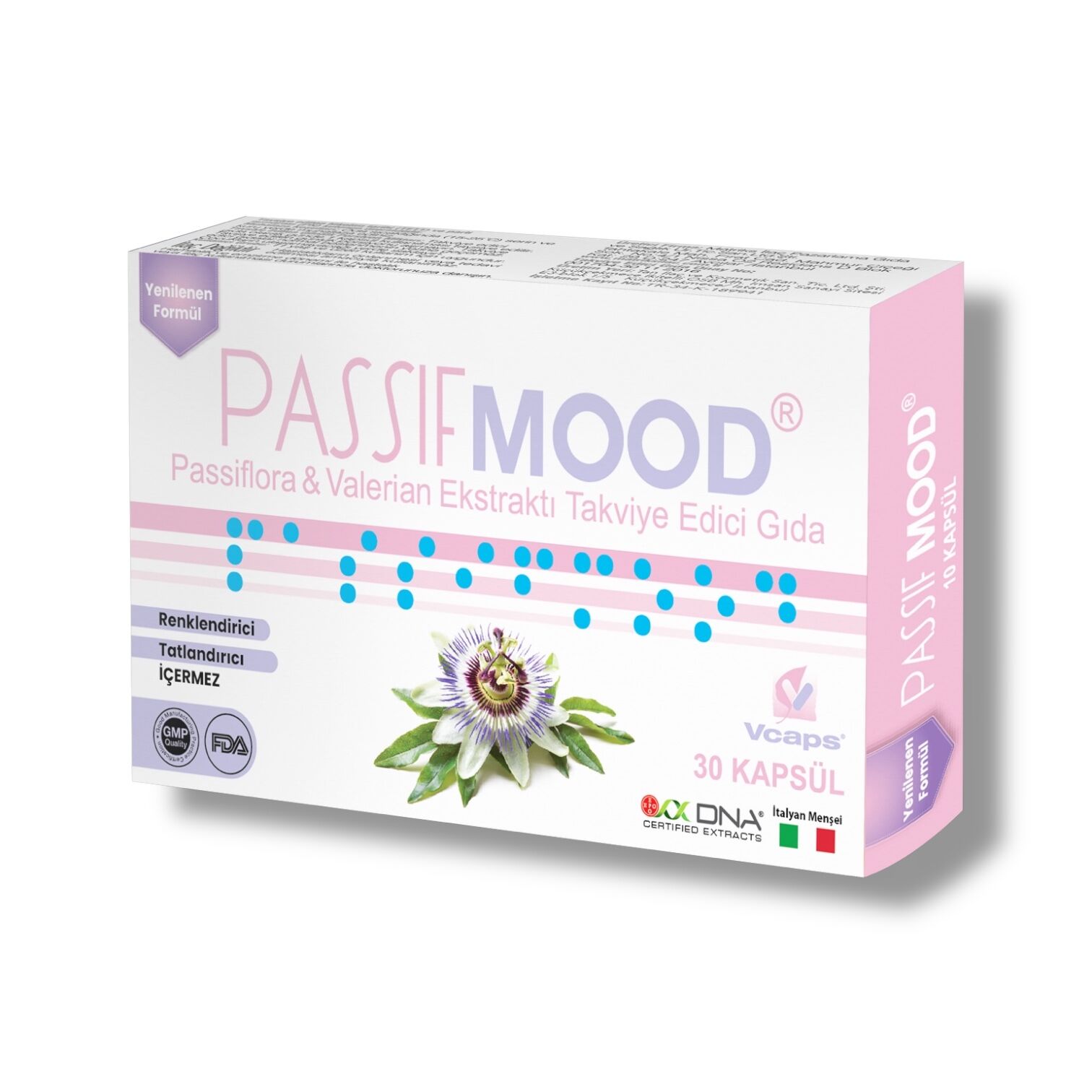 PassifMood Passiflora & Valerian Ekstratlı 30 Kapsül