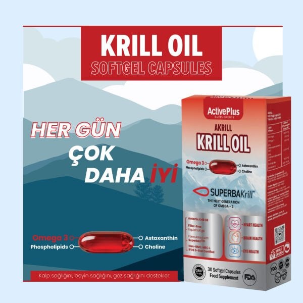 AKRILL Krill Yağı (SuperbaKrill)