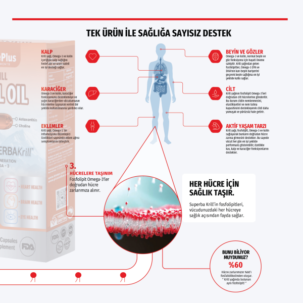AKRILL Krill Yağı (SuperbaKrill)