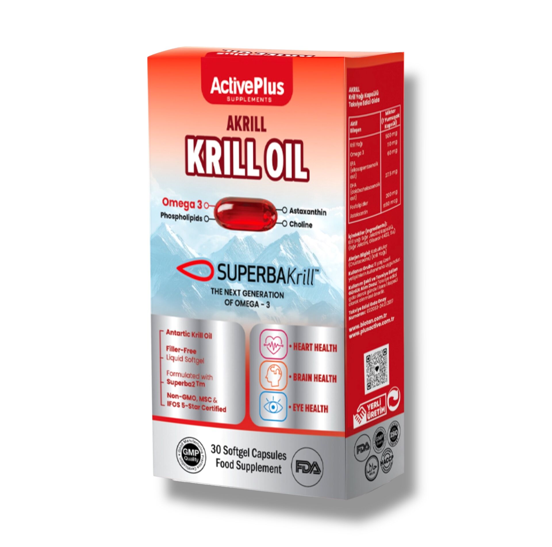 AKRILL Krill Yağı (SuperbaKrill)