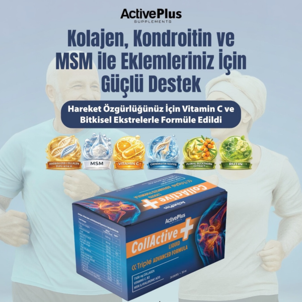 Collactive Collagen 30 Shot - Kolajen / MSM / Hyaluronik Asit / Vitamin C-B2