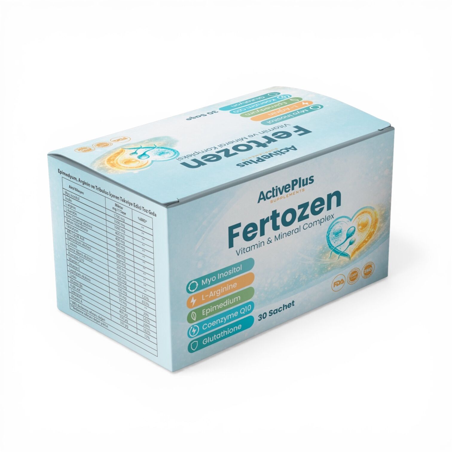 Fertozen Vitamin & Mineral Kompleks 30 saşe