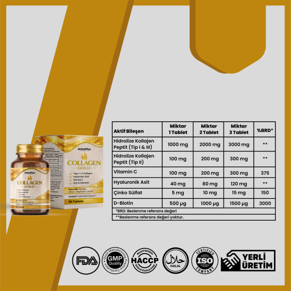 Collagen Gold 90 Tablet